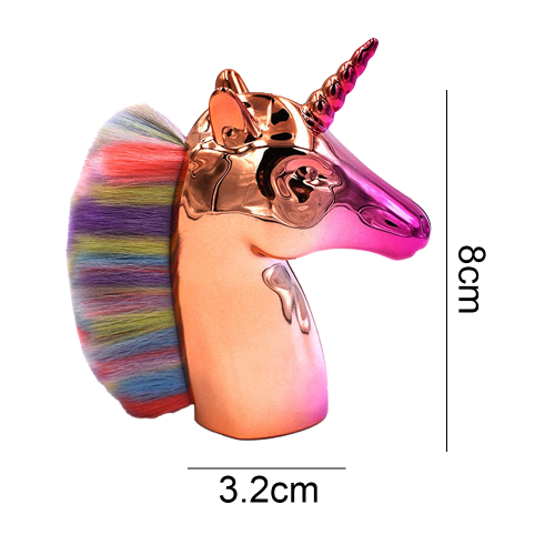 Πινέλο μακιγιάζ Unicorn για αρχάριους, μαλακές και ανθεκτικές τρίχες με ευέλικτη 1