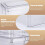 10 Pack Fridge Organisers with Lids, Bpa , 3 Sizes Stackable Clear Storage 4