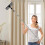 Telescopic Duster with Long Handle, Extendable Microfiber Head for  Ceilings and Cobweb Cleaning 2