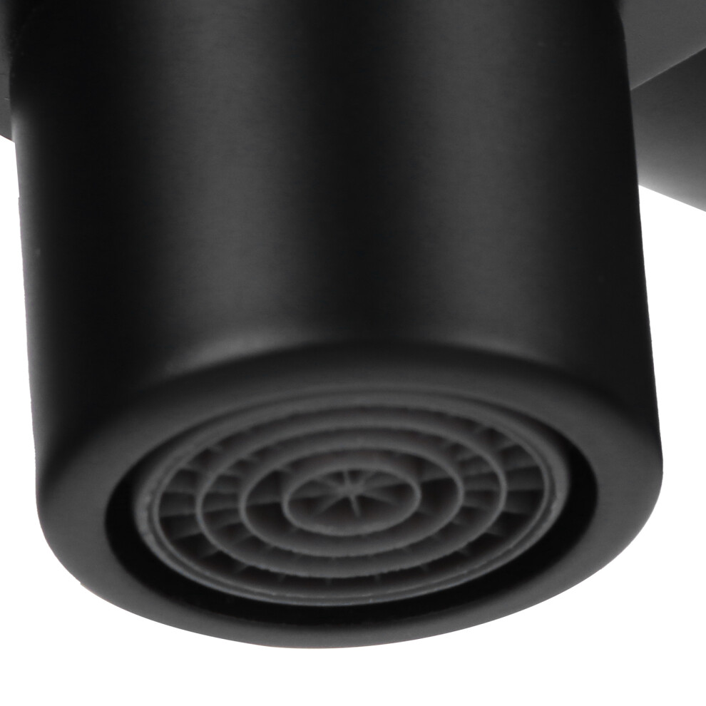 G1/2 Black Copper Sink Faucet, Gravity Casting, 2.5X7cm 8181379429714