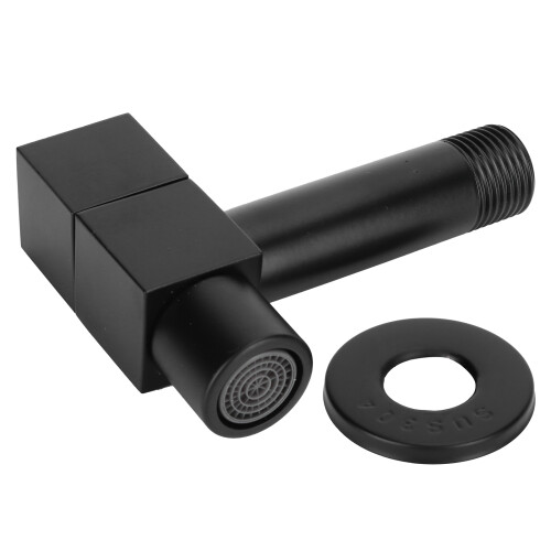 G1/2 Black Copper Sink Faucet, Gravity Casting, 2.5x7cm 1