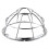Smoke Detector Cage with Adjustable Base, Durable Iron Protective Cover, 13.2 x 6.5 cm 1