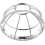 Smoke Detector Cage with Adjustable Base, Durable Iron Protective Cover, 13.2 x 6.5 cm 3