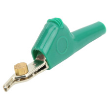 Telekommunikations-Testklemme mit Nadel 25mm Grüner Krokodilklemme J.60043
