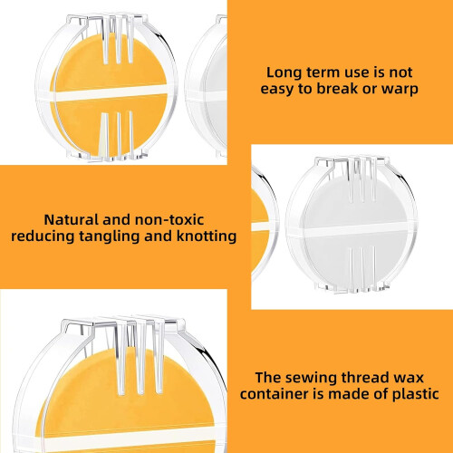 Beeswax Thread Conditioner for Sewing Quilting Reinforcing Thread 1