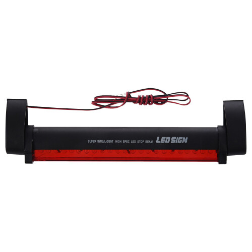 Red 24 LED Car Vehicle Third Brake Stop Tail Light Lamp Bar  12V