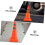Traffic Cones 2Pack Collapsible Plastic Safety Cones, MultiPurpose Driving Practice, Emergency Roadside Barrier 3