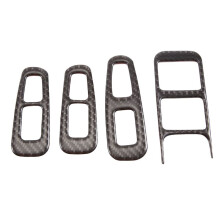Car Door Armrest Button Panel Trim Window Glass Lift Button Panel Cover Sticker Trim for Stinger 2019-2023