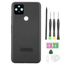 Nauwsluitende metalen achterkant voor Google Pixel 5, flexibele brugstructuur, geschikt voor tandenbleekmiddelen, inclusief infrarood