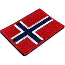 Flag Velkro Patches 100% Embroidered For Clothes European Flags Backpack Patches Jacket 3x2