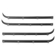 1 Satz Dichtungsstreifen-Sets für Innere und Äußere Autotür-/Fensterdichtungen für F150 F250 F350 Mustang 1987-1997