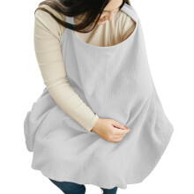 Nursing Blanket For Privacy, Soft Cotton Maternity Nursing Cover, Lightweight Car Seat And Feeding Blanket