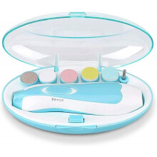 Electric Baby Nail Trimmer, Gentle Nail Care Solution with LED Lighted Guide, 4 Adjustable Modes for Precise Trimming, Ideal for Newborns and