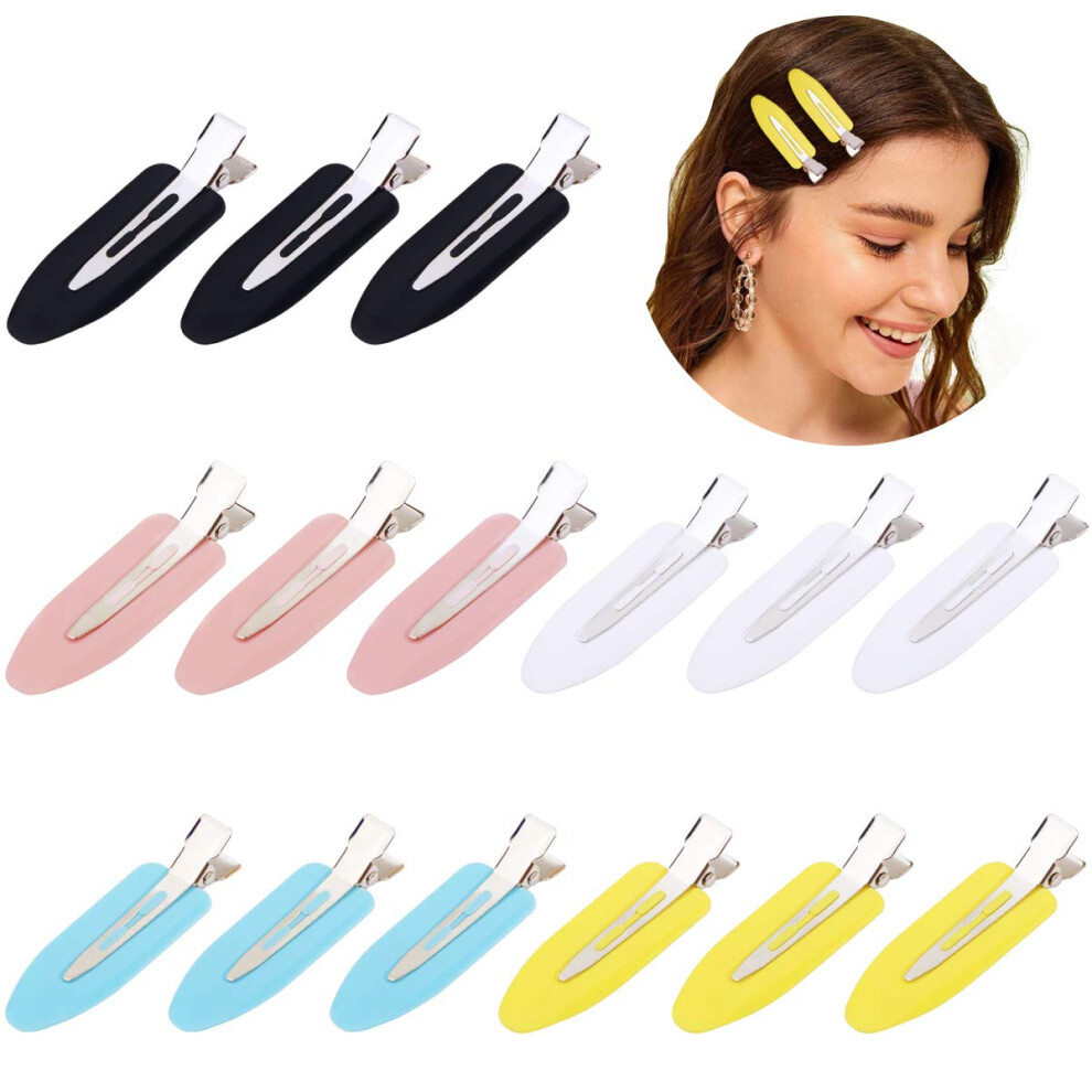 No Bend Hair Clips for All Hair Types, Fashion Design No Crease Hair Clips with Smooth Surface For Halloween Parties For Nightclubs For Daily Use