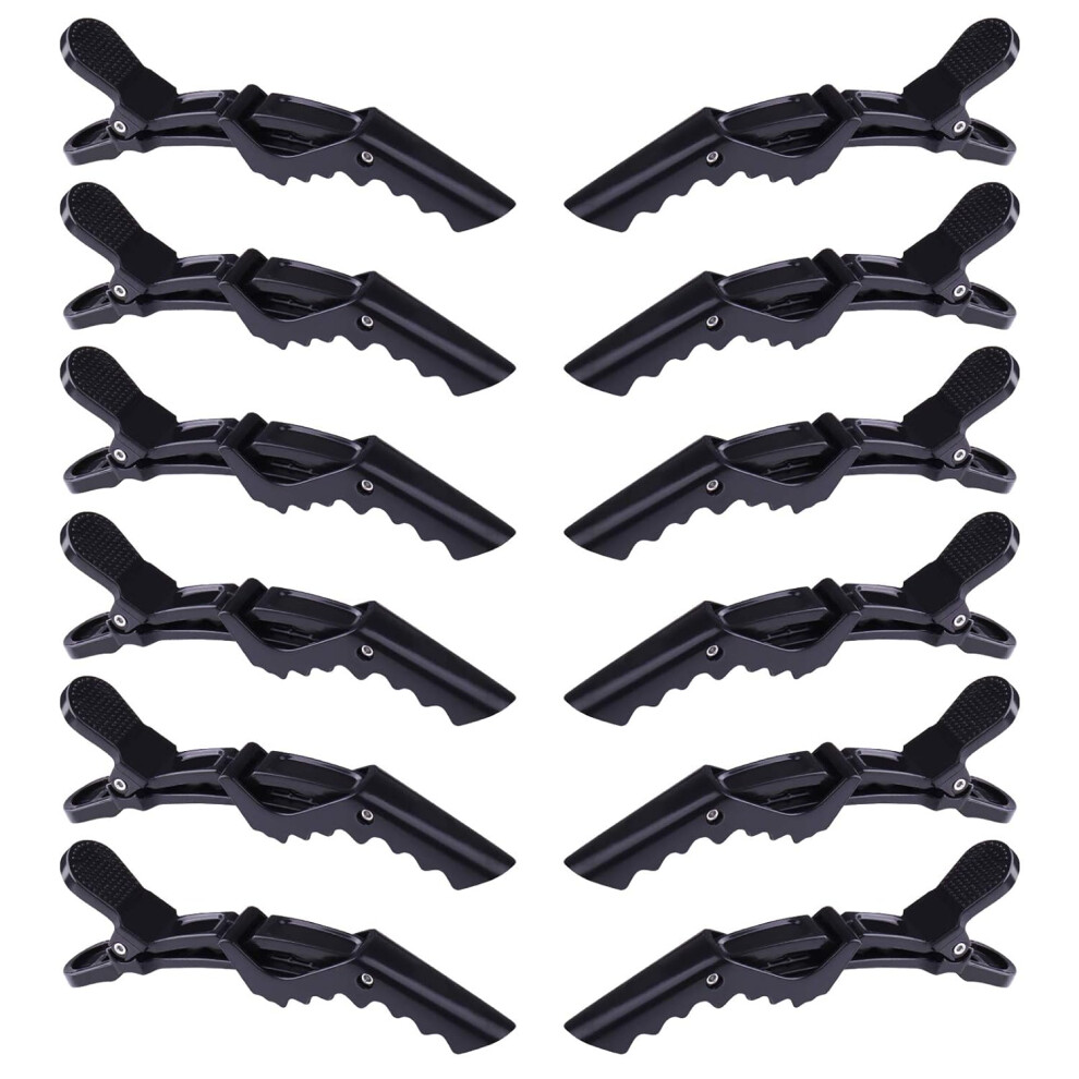 Non Slip Design, Abs Resin And Stainless Steel No Crease Hair Clip, 15 Pcs Makeup Clips For All Hair Types, No Mark Hair Clips Suitable For Wet Dry
