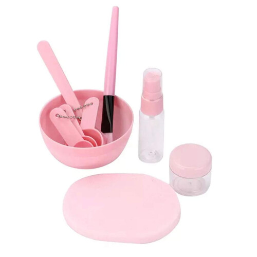 Elegant Beauty Ritual, Σετ Μπολ Ανάμειξης Μάσκας, Μαλακή Κεφαλή Βουρτσίσματος και Σωλήνας