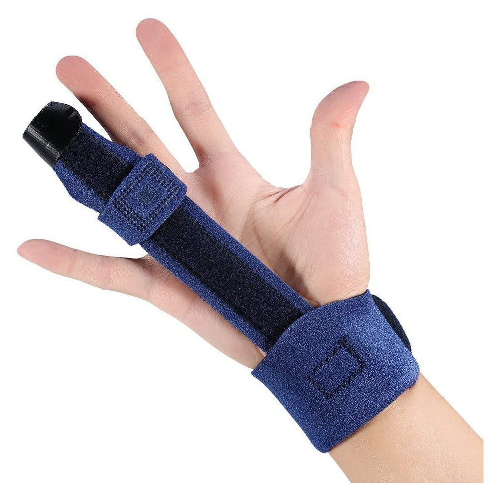 Adjustable Finger Splint, Universal Fit For Trigger Finger, Aluminum Support, Waterproof, Comfortable Wear For Halloween Parties For Nightclubs