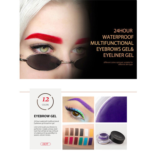 Πομάδα styling φρυδιών με φυσικό φινίρισμα και ιδιότητες αντοχής στο νερό, vegan 1