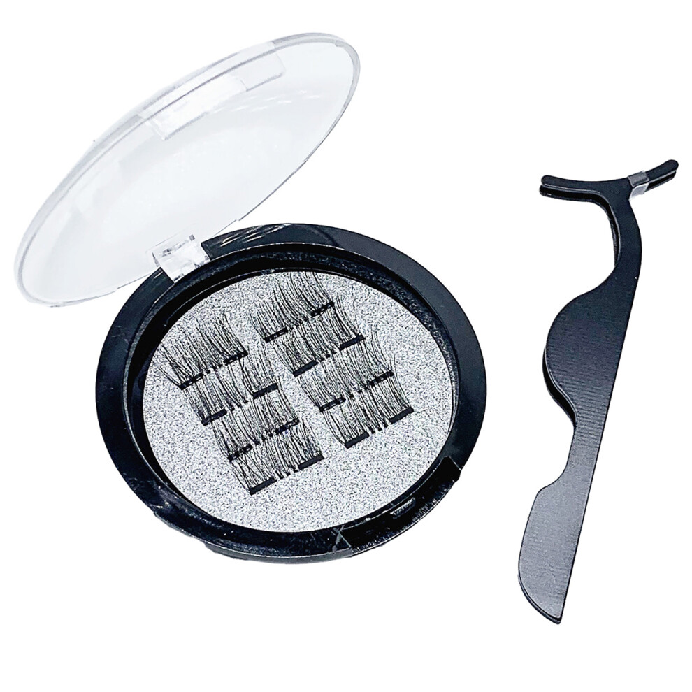 Glamour On-The-Go: Portable Convenience with Magnetic Eyelashes, Easy to Wear, Waterproof & Sweatproof, Reusable for Any Occasion, Ensuring a Natural