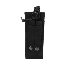 Tactical Radio Holder for Duty Belt, Heavy Duty Walkie Talkie Holster with Molle System Adjustable Design, Universal Fit Two Way Radio Accessories Com