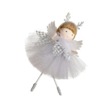 Jupe en tulle à paillettes faites à la main pour fille avec-Gris