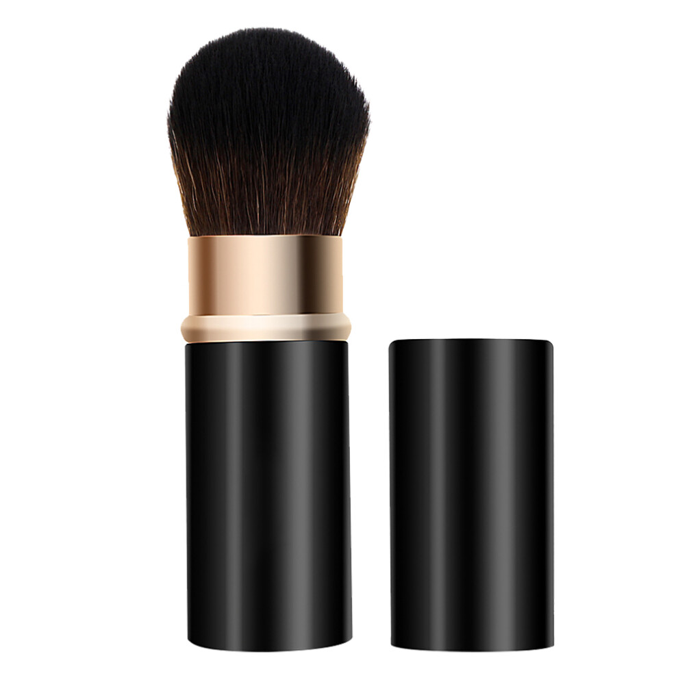 Liquid Foundation Brush For Professional Makeup Application, Powder Foundation Brush With Retractable Design For Easy Storage, Soft Synthetic Bristl