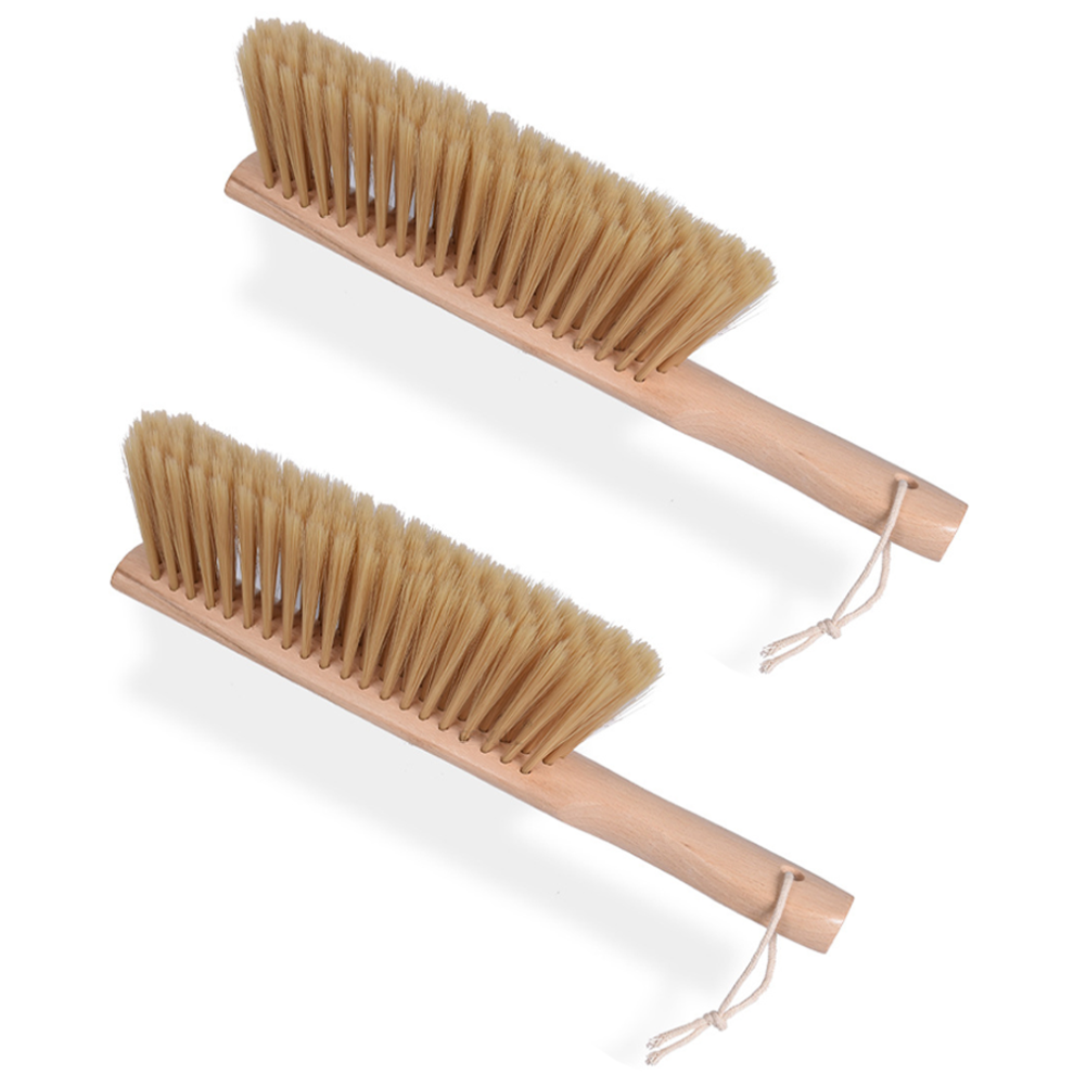 Handcrafted Dust Brush with Oiled Beechwood Handle, Flexible Bristles for Daily Cleaning For Halloween Parties For Nightclubs For Daily Use
