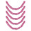 Banderoles multicolores en forme de-Rose blanche et m rouge 1