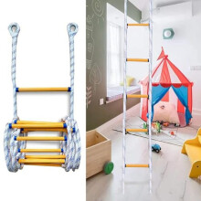 Fire Escape Ladder 5m50m Length, AntiSkid Rescue Rope, Emergency SelfRescue, Lifesaving Safety Tool, 10m/32.8ft