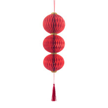 Lanternes en papier sphériques suspendues parfaites-3ème étage