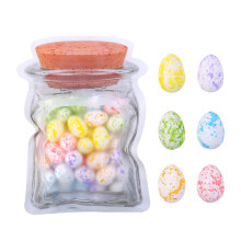 Ensemble de 40 œufs en mousse colorés,-Oeufs blancs colorés