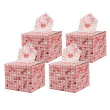 Lot de 4 tirelires extractibles pour la-style de lettre d'amour