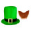 Ensemble chapeau et barbe de fête de la Saint-Patrick,-Type B 1