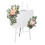 Swag de fleurs artificielles, 2 pièces, pour arrière-plan-Blanc 6