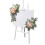 Swag de fleurs artificielles, 2 pièces, pour arrière-plan-Blanc 5