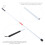 Lightweight Collapsible White/Red Reflective Cane for Blind & Visual Impairment 6