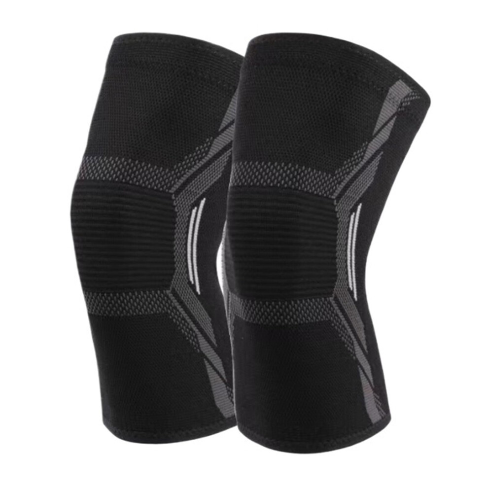 White Knee Support Brace For Sports And Dance, Unisex, Promotes Knee Stability, Knee Pad, Xl
