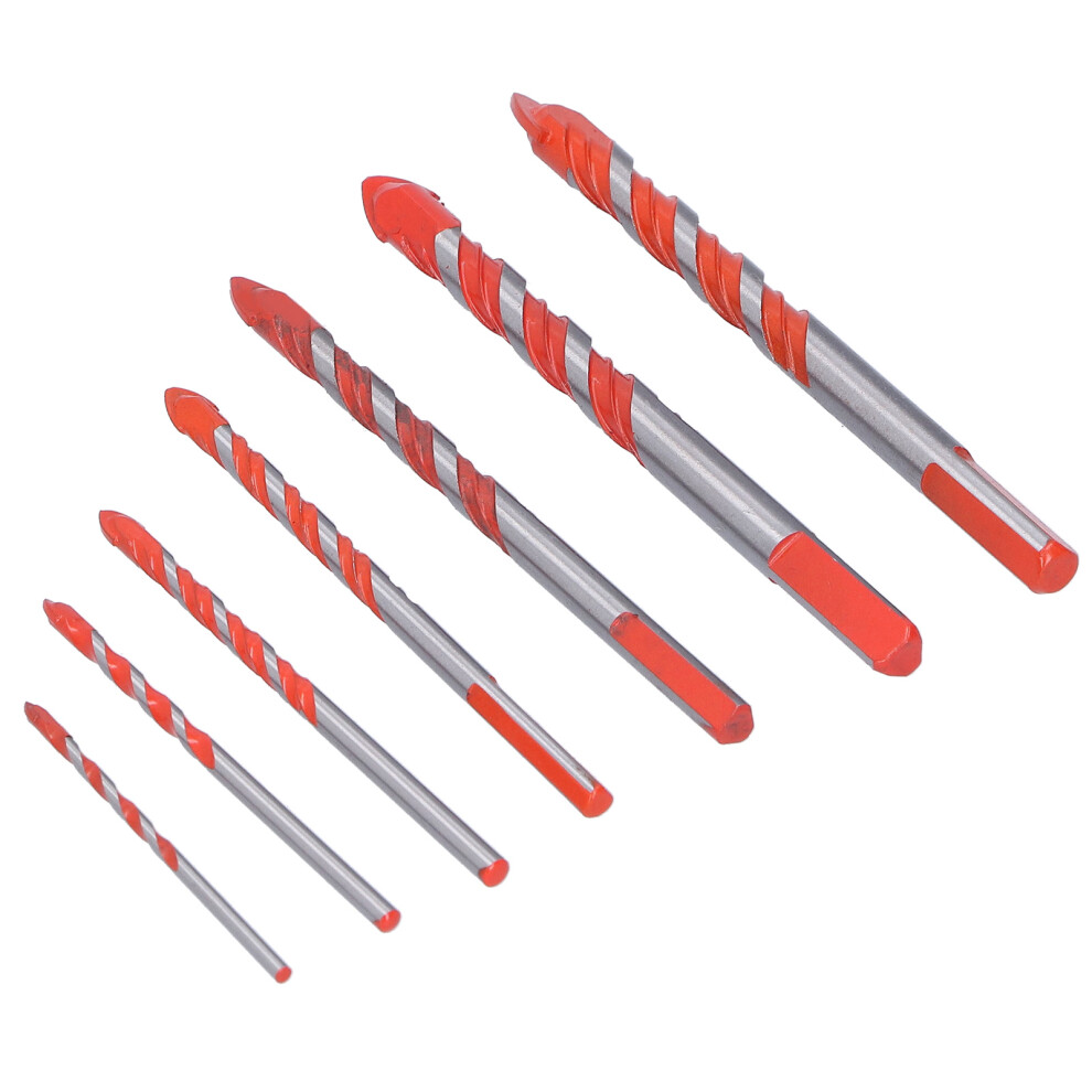 7Pcs Tungsten Carbide Drill Bit Set For Ceramic, Tile, Glass & Concrete 8421379433015