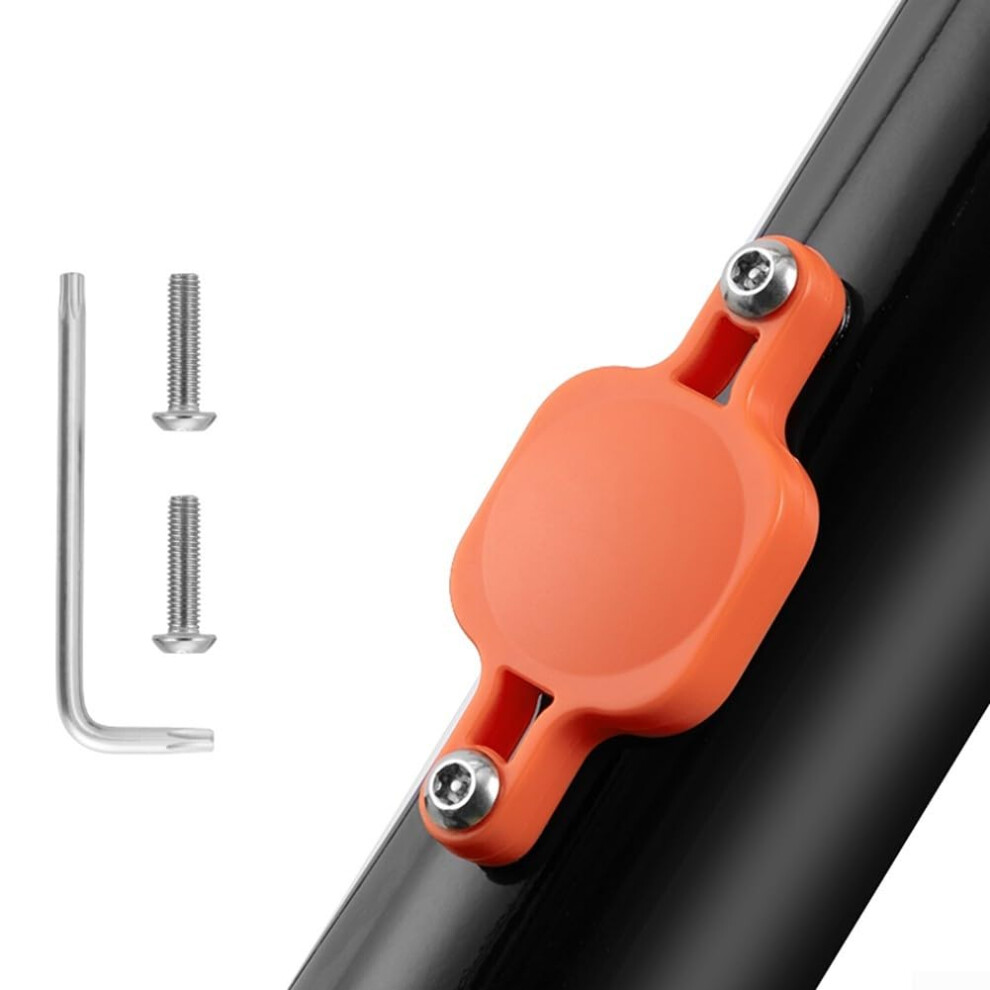 Compact Anti Lost Bicycle Bracket For Airtag Sturdy Abs Material Outdoor Adventures Accessory Airtag Compatible Red 9187378874172