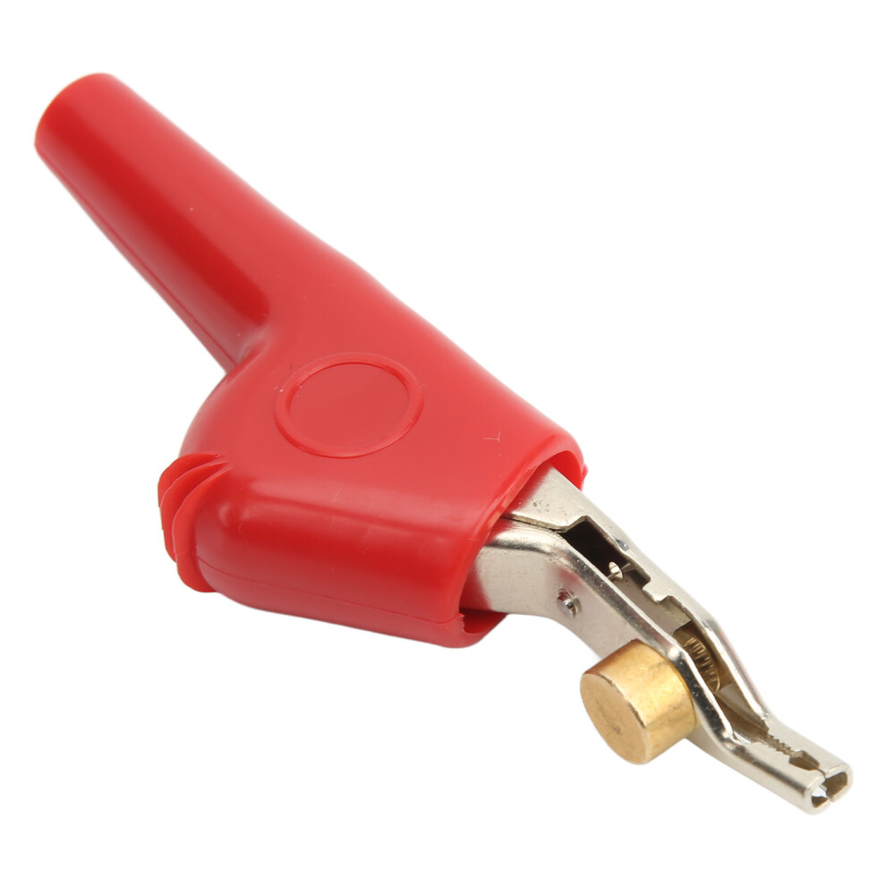 25Mm Red Crocodile Clip Test Clamp With Needle, Model J.60043 5001375949685