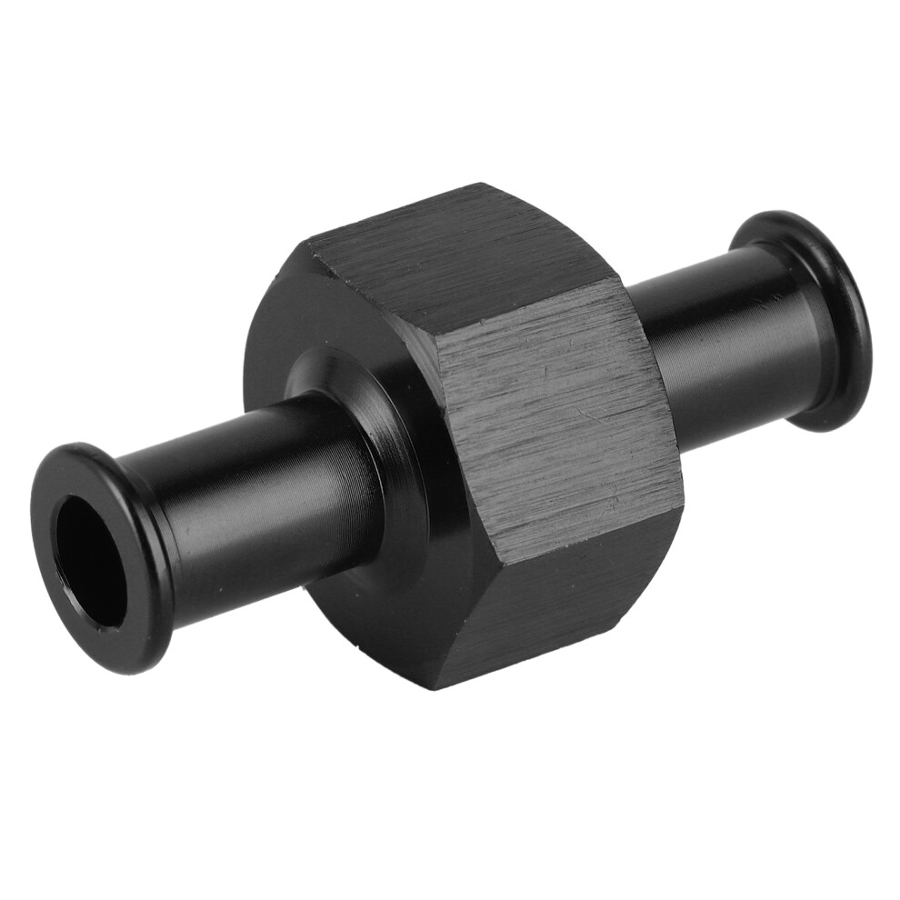 Fuel Nitrous Pressure Gauge Adapter Aluminium Alloy 3/8In Hose 1/8In Npt Black 7891379433840