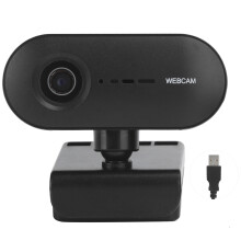 Mikrofon-Webcam mit Autofokus, Ringlicht, Streaming-Webcam, HD-Webcam, Plug-and-Play, flexibles Stativ, einstellbare Helligkeit für Videokonferenzen
