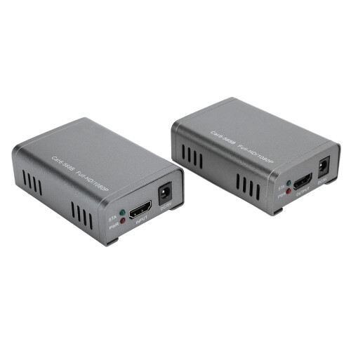 Επέκταση HDMI 60M με σταθερή μετάδοση σήματος για καλώδιο 1080P μέσω Ethernet, υποστηρίζει 1