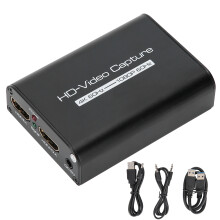 USB3.0 Video Capture Device With HDMI Loop Output For 4K Input Full HD 1080P Live Streaming Plug And Play Game Capture Card For Mobile Tablets