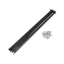 Spokes 20 Pack 13G 277mm 304 Stainless Steel Black Wheel Spokes