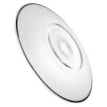 Glass Tea Cup Coaster Round Saucer Plate For Afternoon Tea Elegant Mat Clear