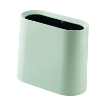 Slim Trash Can Green, Narrow Waste Bin, Modern Wastebasket, For Bedroom Bathroom Kitchen