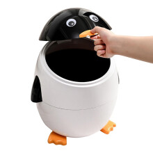 Cute Trash Can with OdorSealing Lid, Animal Shaped Desktop Trash Bin for Home or Bedroom