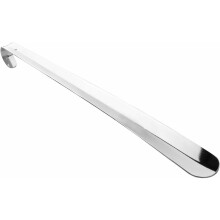Elegant Metal Shoe Horn, Silver Arc-Shaped Design For Perfect Angle, Won'T Bend Or Break, Sturdier Than Plastic, Easy To Hold Curved Handle