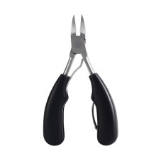 Nageltrimmer für eingewachsene Nägel, langlebiger Doppelfedermechanismus, Podologie-Instrumente aus Edelstahl, scharfe, gebogene Klinge,